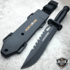 12" TACTICAL BOWIE SURVIVAL HUNTING KNIFE MILITARY Combat Fixed Blade.