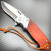 8.25" GENTLEMENS ELK RIDGE WOOD SPRING OPEN ASSISTED FOLDING POCKET KNIFE NEW