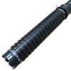 STINGTEC Long Metal POLICE Stun Gun 350 Million Volt Rechargeable + LED Flashlight