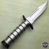 9.5" Tactical Hunting Army Rambo Fixed Blade Knife Machete Bowie w Survival Kit