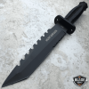 12" TACTICAL BOWIE SURVIVAL HUNTING KNIFE MILITARY Combat Fixed Blade