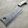 12" STONEWASH CLEAVER BLADE CHEF BUTCHER KNIFE Stainless Steel Full Tang Kitchen
