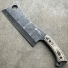 12" STONEWASH CLEAVER BLADE CHEF BUTCHER KNIFE Stainless Steel Full Tang Kitchen