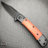 Classic Gentleman's Wood Handle Spring Assisted Folding Pocket Knife