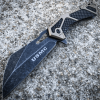 8.75" USMC Marines Military Spring Open Assisted Folding Pocket Knife Blade